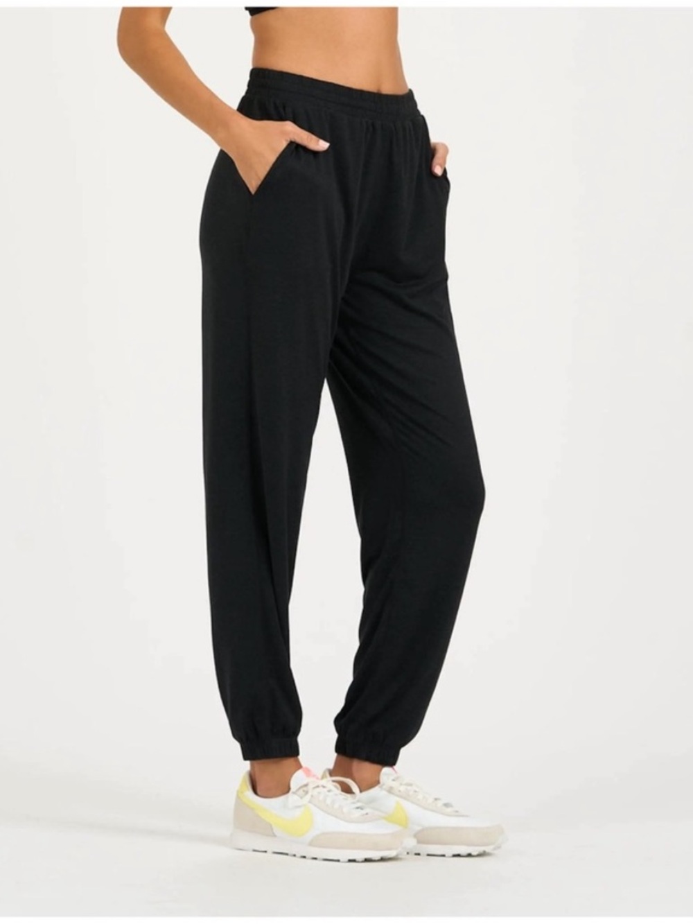 BOGO! Vuori Boyfriend Sweatpant Joggers Heather Black Dream Knit Large
